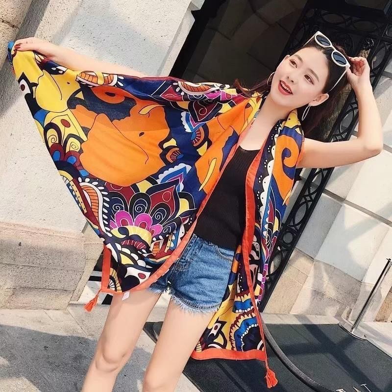 how to wear a shawl indian style