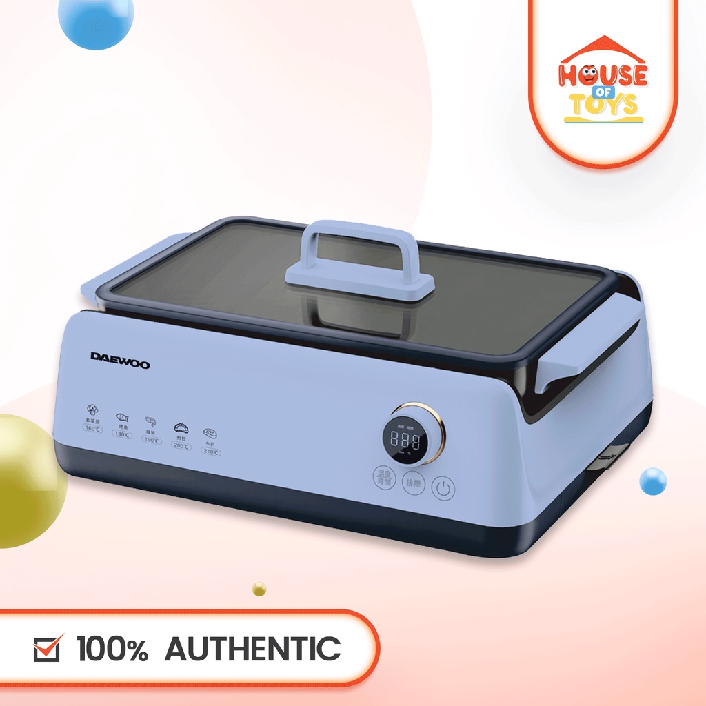 DAEWOO Smokeless Portable Electric Oven Grill Stove Samgyup Griller Non