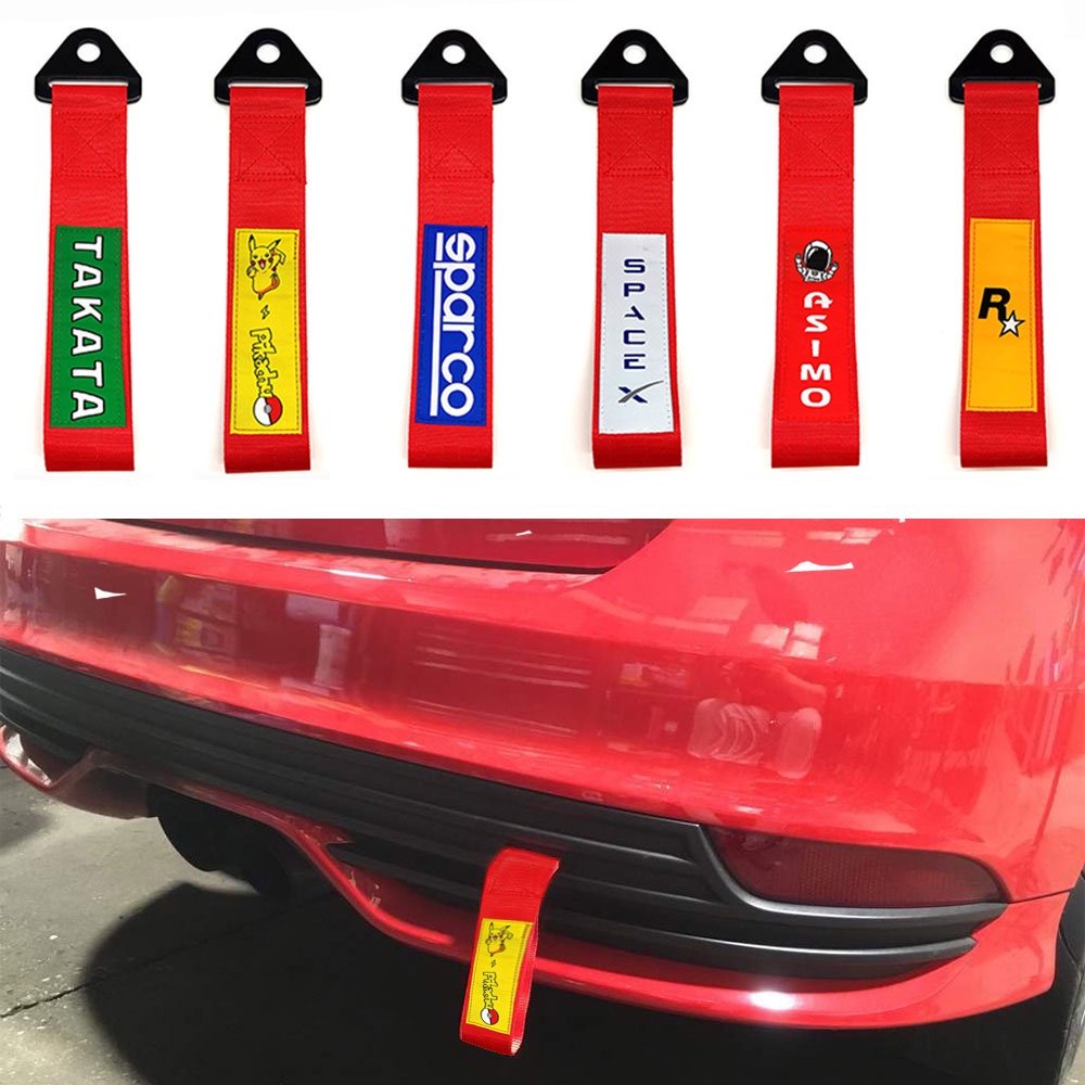 Car Tow Hook Belt For Supreme Bride JDM Recaro Nismo Takata Rallart