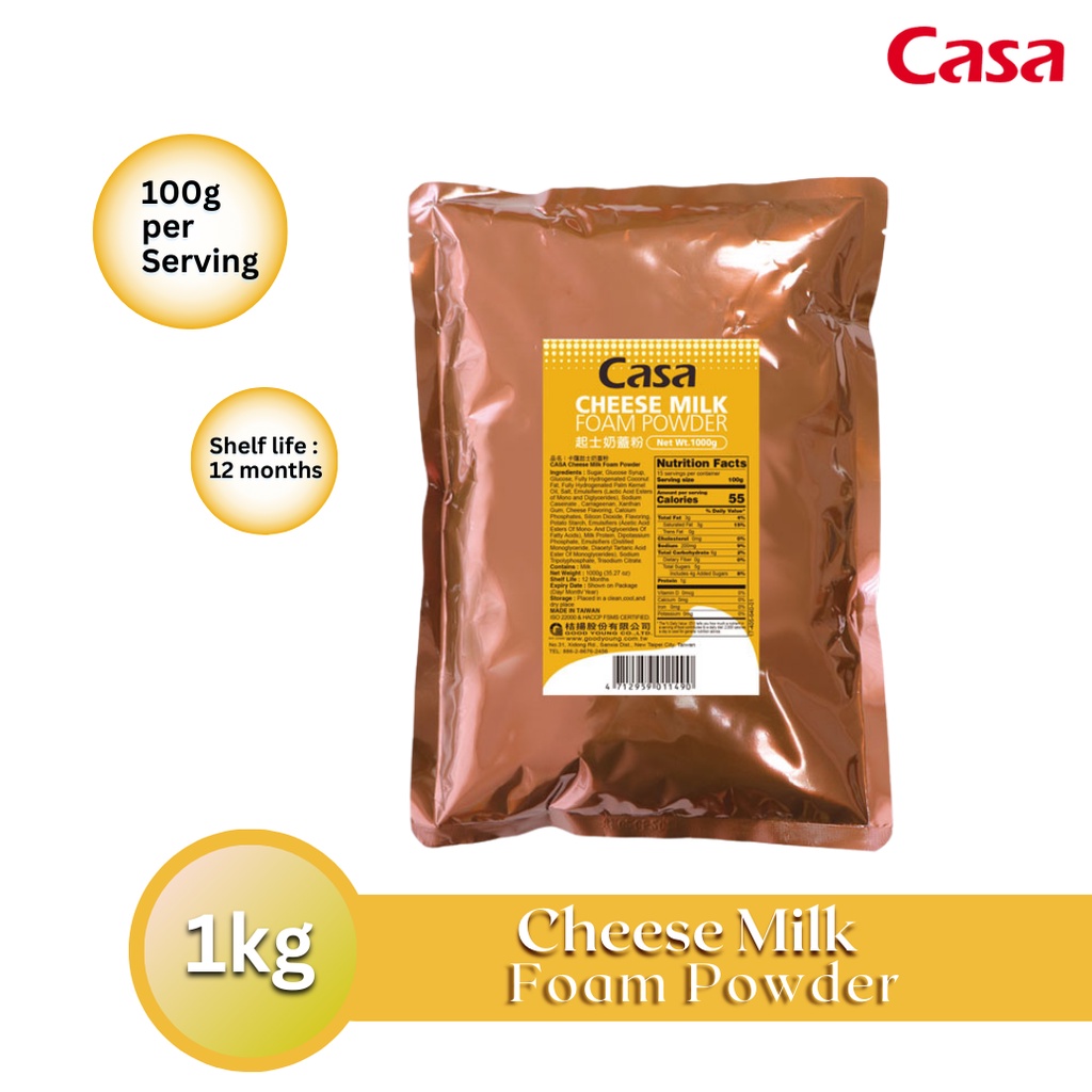 Casa Cheese Milk Foam Powder 1kg Shopee Philippines