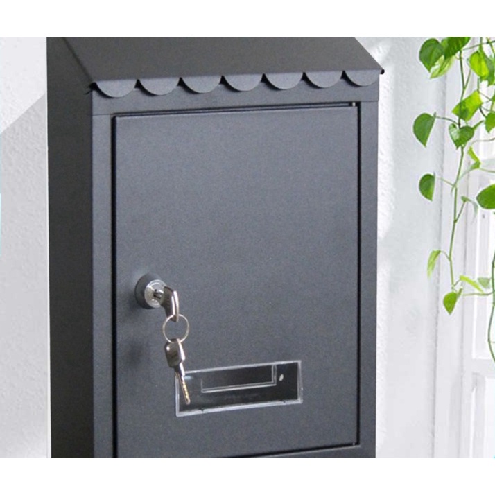 Mailbox Letterbox Secure Locking Mail Box Secure Large Storage | Shopee ...