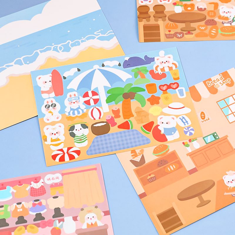 Life Landscaping Sticker DIY Scrapbooking Journal Collage Mobile Diary ...