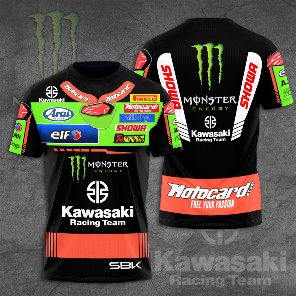 Camicia Kawasaki Racing Team Maniche Corte Per Uomo &ndash; Taglia XL