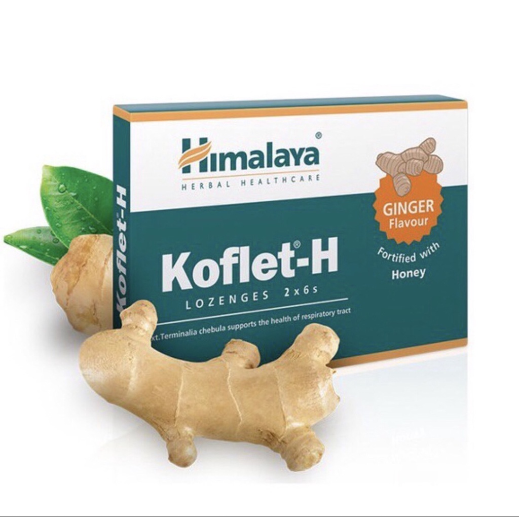 Himalaya KofletH Ginger Flavor Candy Cough Sore Throat Shopee