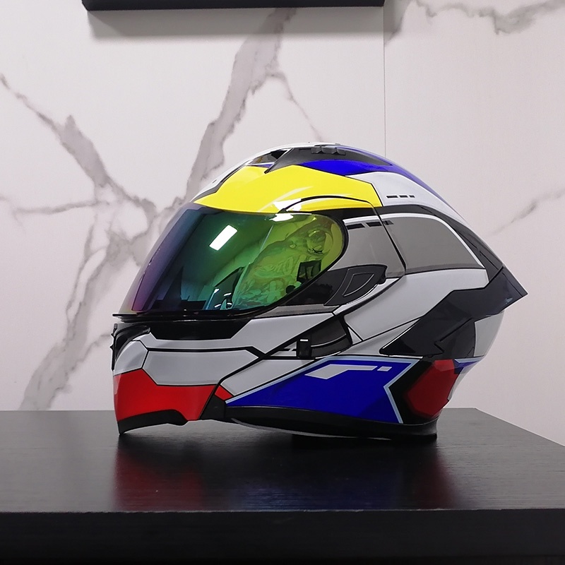 ORZ Flip Up Motorcycle Helmet Double lens full face helmet High quality