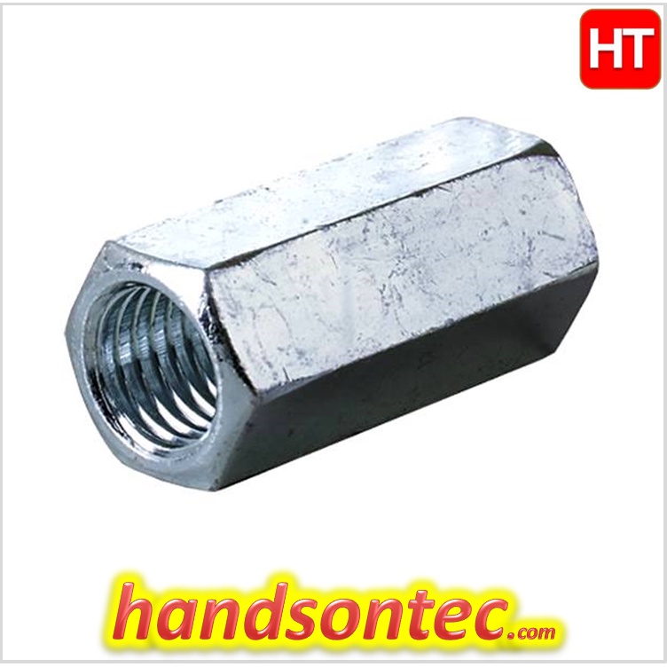 M8 Series Long Hexagon Nut Stud Coupling Nut Shopee Philippines
