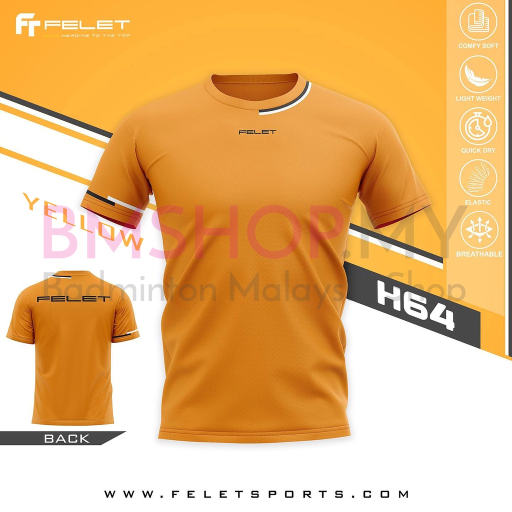 Felet Shirt Round Neck H64 (6 COLORS) | Shopee Philippines