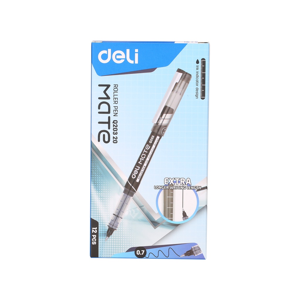 Deli EQ20320 Writing Instrument - Mate Liquid Pen Black (1PC ...