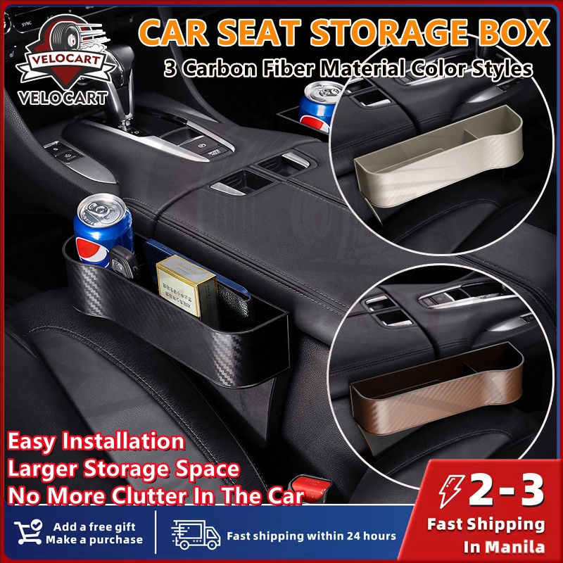Car Seat Box Storage Car Side Pocket Gap Slit Phone Bottle Cups Holder