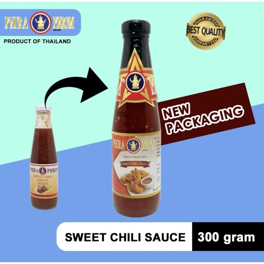 Phra Phrom Sweet Chili Sauce 300 Gr Thai Sweet Spicy Sambal Shopee