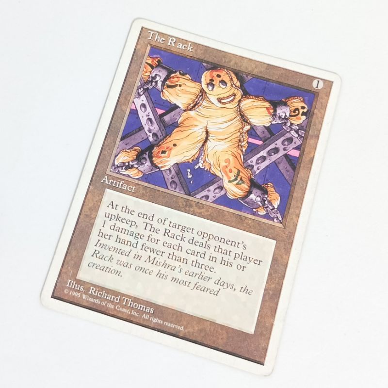 MTG Card THE RACK Magic the Gathering Trading Card Game Colorless ...
