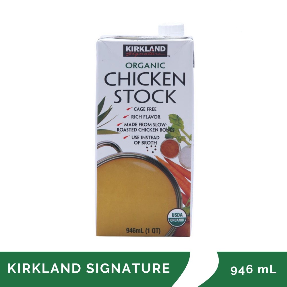 Kirkland Signature Organic Chicken Stock 946mL Shopee Philippines