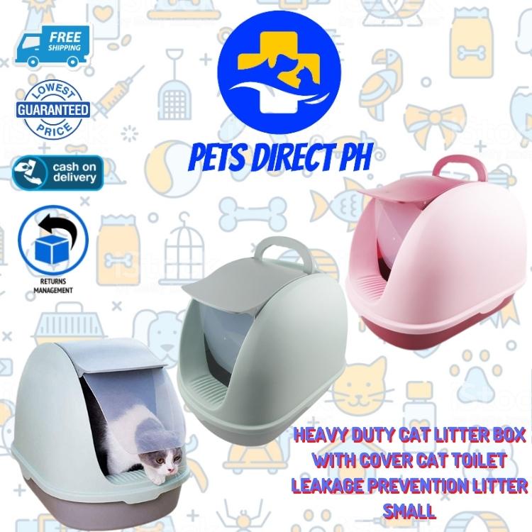 Heavy Duty Cat Litter Box with Cover Cat Toilet Leakage Prevention