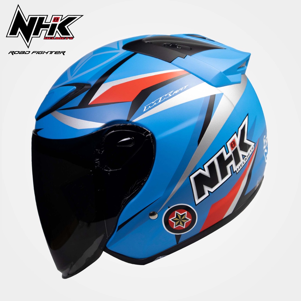 NHK HELMET R6 Estrella Galicia SINGLE VISOR | Shopee Philippines