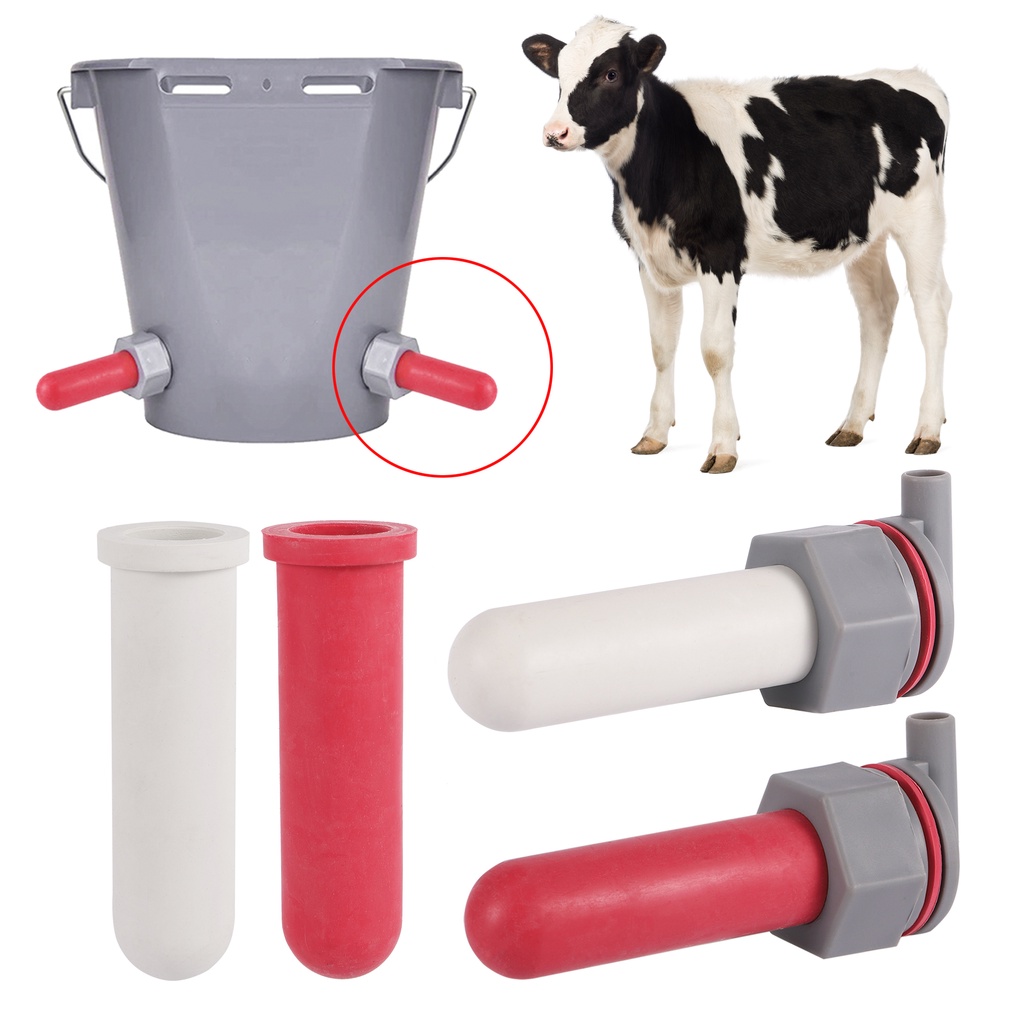Calf Feeding Bucket Pacifier Small Milk Nipple Food Grade Soft Rubber ...
