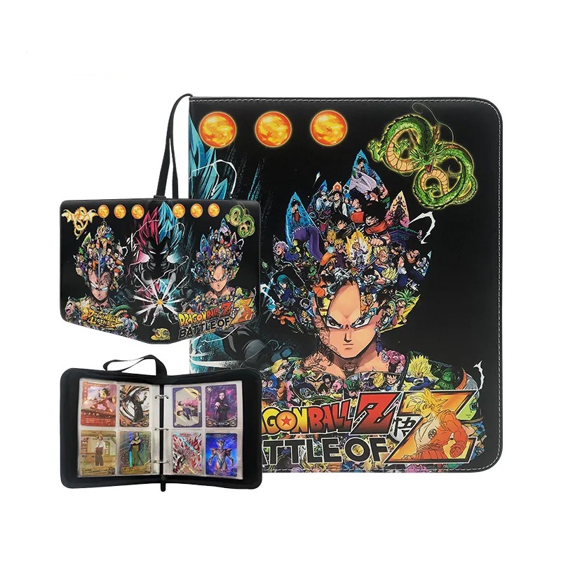 3x3900pcs Cards holder Dragon Ball Anime Game Binder Card Holder Upscale  PU Material Son Goku Kakarotto Zipper Album Book Capacity Collectibles  Folder Kids Toys Gift | Shopee Philippines