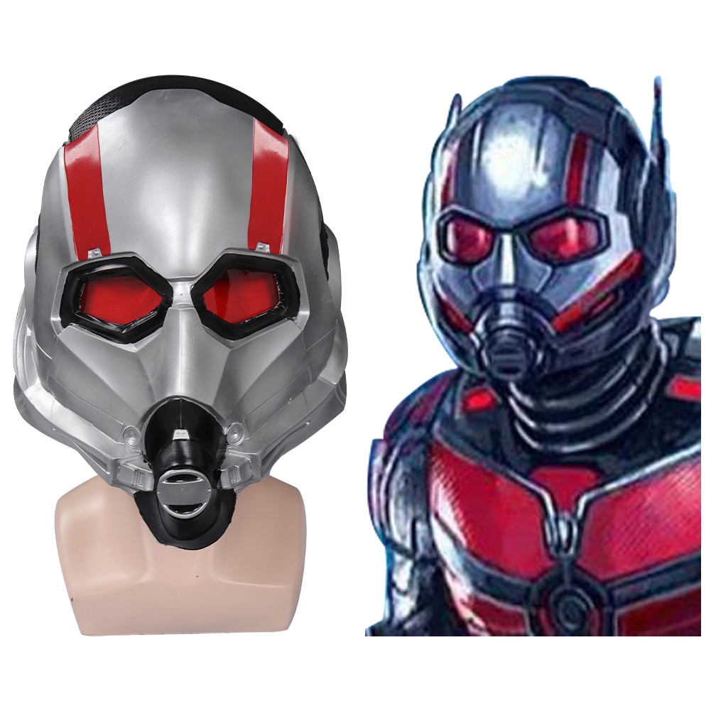 Wasp: Quantumania Scott Lang Mask Cosplay Latex Masks Helmet Masquerade ...