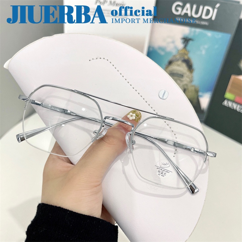 Jiuerba New High Quality Imported Metal Aviator Eyeglasses Frame