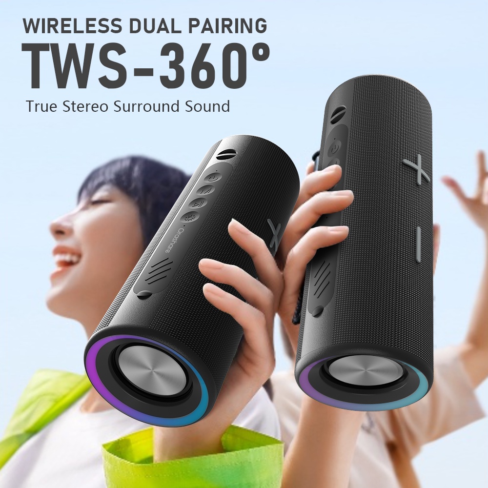 Orashare BS04 Bluetooth Speaker With RGB Light TWS 20W Big Sound ...