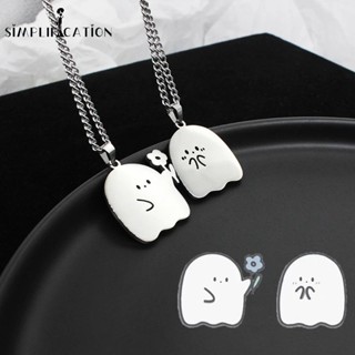 Friendship Magnet Skeleton Skull Necklaces Bff Jewlery Halloween