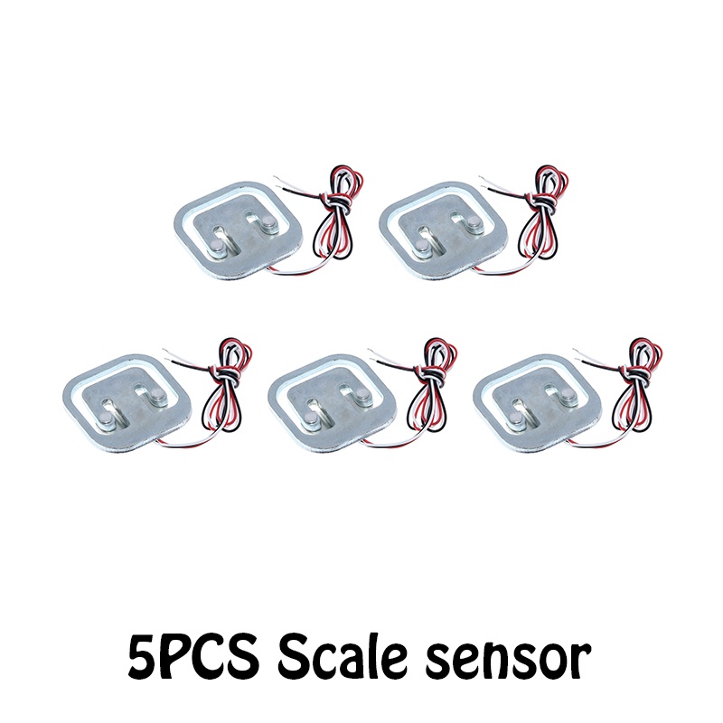 5PCS 50kg Body Load Cell Weighing Sensor Resistance Strain Half-bridge ...