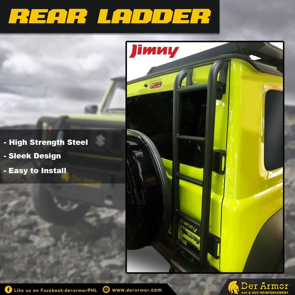 SUZUKI JIMNY REAR LADDER BY DER ARMOR | Shopee Philippines