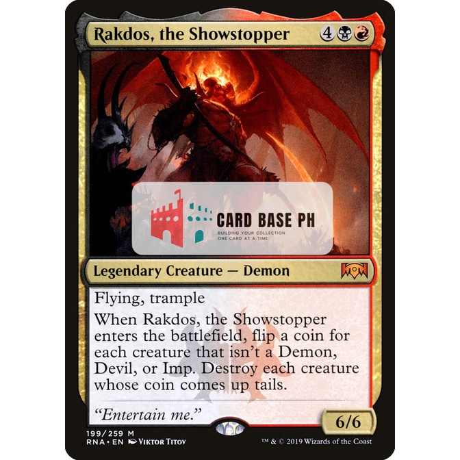 Rakdos, the Showstopper - Magic the Gathering Trading Card | Shopee ...