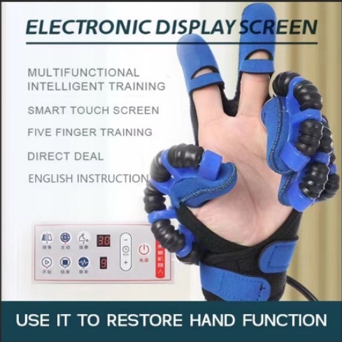 English Hand Function Recovery Robot Gloves Stroke Wind Passive Fixed ...