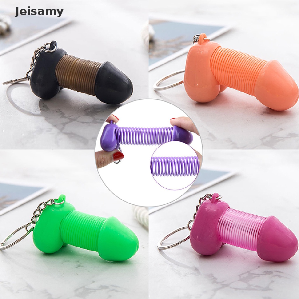 Jei Creative Male Genitalia Key Chain Sexy Keyring Car Bicycle Keychains T Cod Shopee 9865