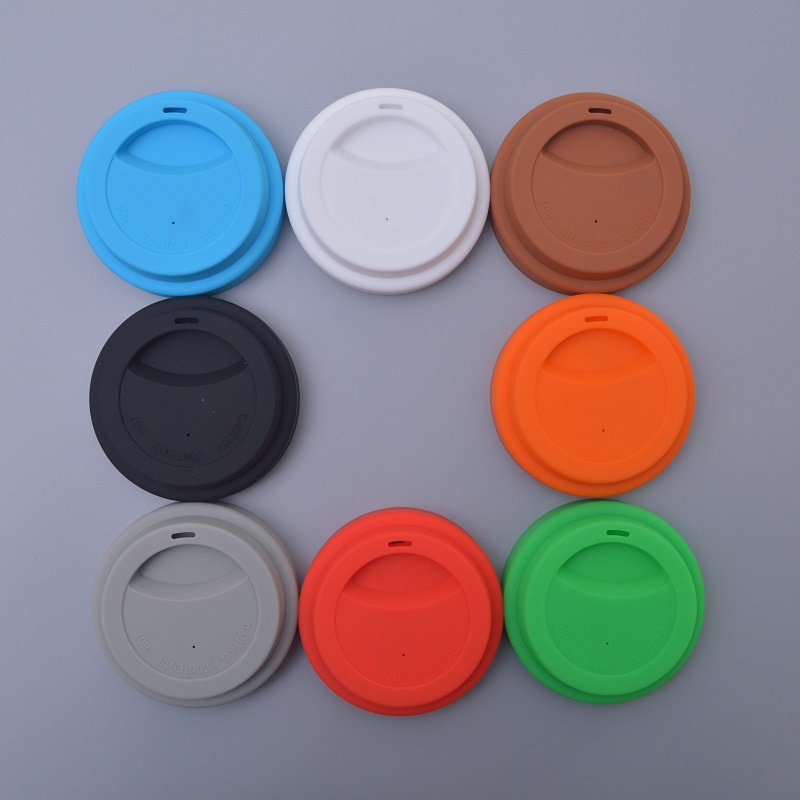 1pcs AntiDust Spill Proof Soft Silicone Replacement Coffee Mug Lids