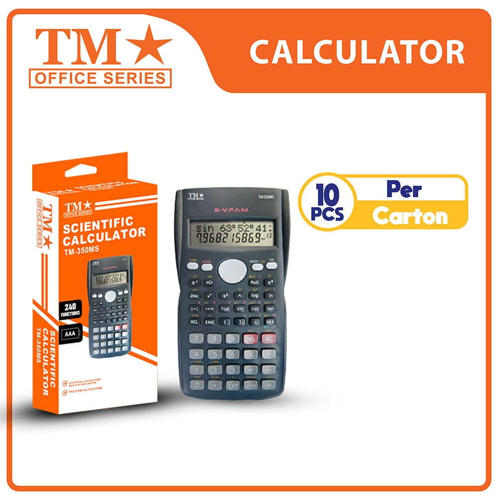 TM Office 350ms Super Scientific Calculator X 10 Pcs Shopee Philippines