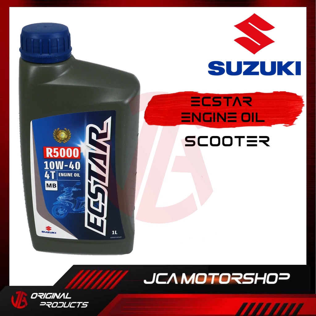 SUZUKI Genuine Oil ECSTAR API SL MB 10W40 1L (SCOOTER) | Shopee Philippines