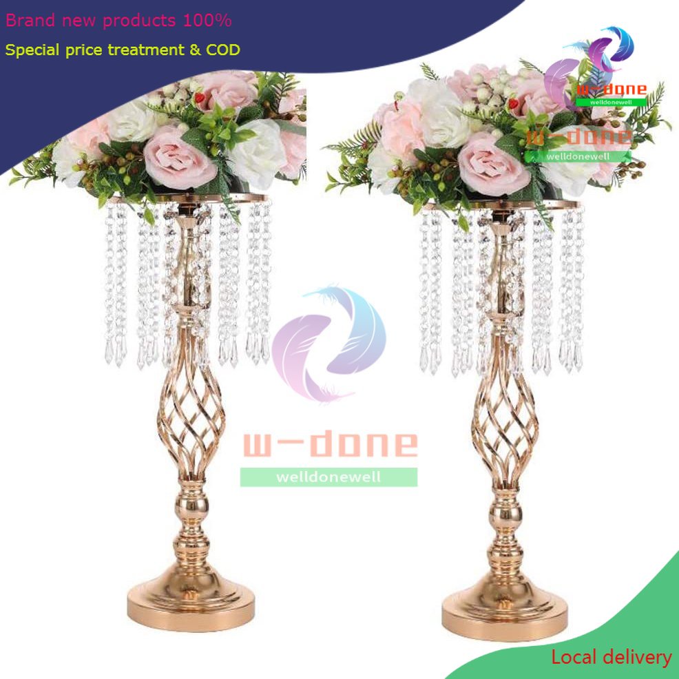 Candle Holder Flower Vase Wedding Centerpiece Lead Road Candlestick for