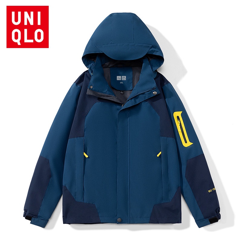 M 5XL 45 115kg Uniqlo Men Hooded Waterproof 2023 Fashion Work New Sports Jackets Shopee Philippines