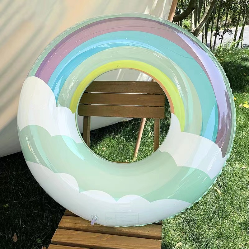 Salbabida Inflatable Swimming Ring Ink Splash Art Design Air Nozzle ...