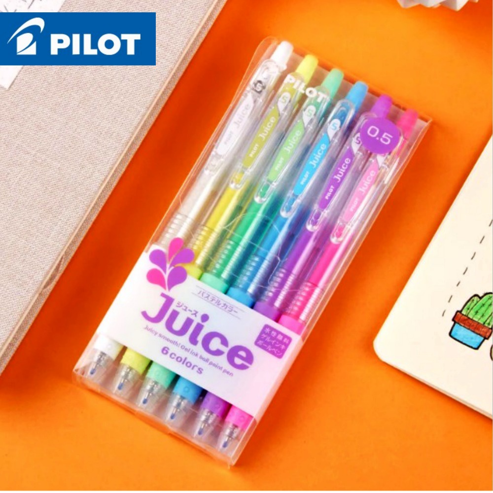 Pilot LJU-60EF Juice Pen Pastel 0.5mm 6 Colors | Pilot Pen | Shopee ...