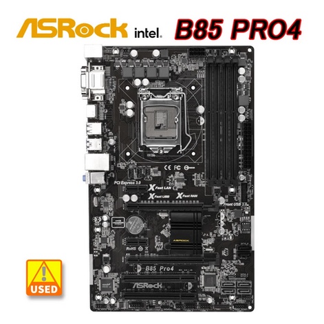 ASROCK B85 Pro4 LGA 1150 B85M Motherboard DDR3 16GB USB3.0 PCI-E 3.0 4× ...