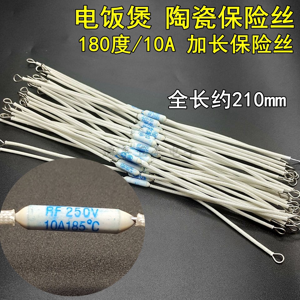 Copper Wire Original Rice Cooker Fuse Ceramic 10A Extended Feet 250V ...