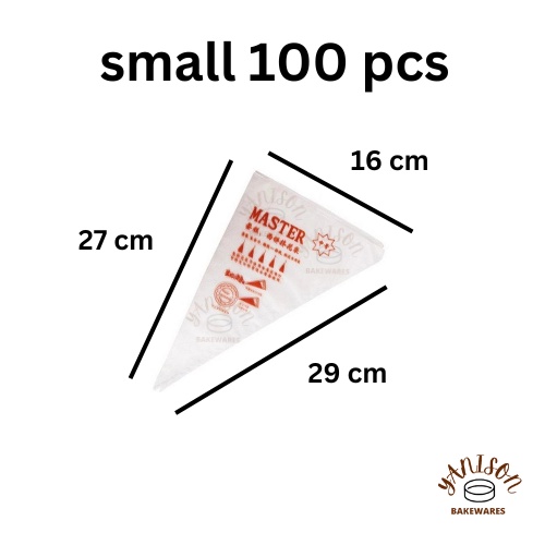 Pastry Piping Bag / Disposable Pastry Piping Bag for Cake Icing / 20pcs