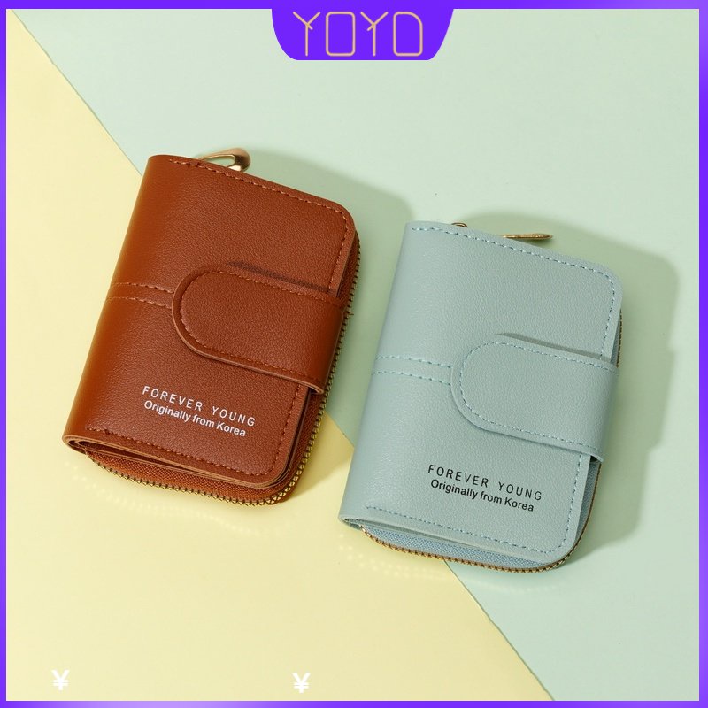 YoYo 6108 Korean Wallets Leather Elegant Fashion Ladies Wallet Cute