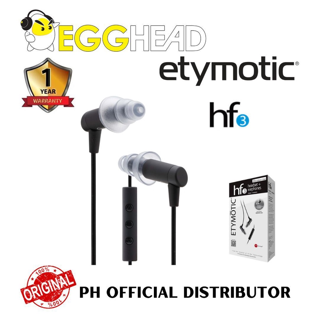 Etymotic HF3 Earphones with Mic Shopee Philippines