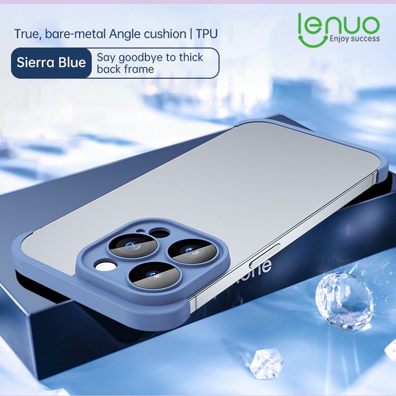 LENUO Creative Borderless Mobile Phone Case With Lens Film For Apple ...