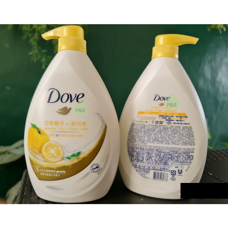 Dove Go Fresh Body Wash Yuzu 1L Shopee Philippines