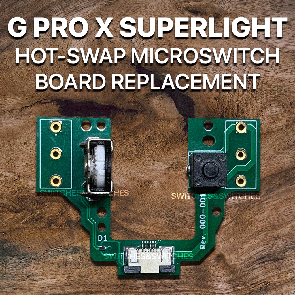 Switches&Switches Logitech G Pro X Superlight hotswappable microswitch