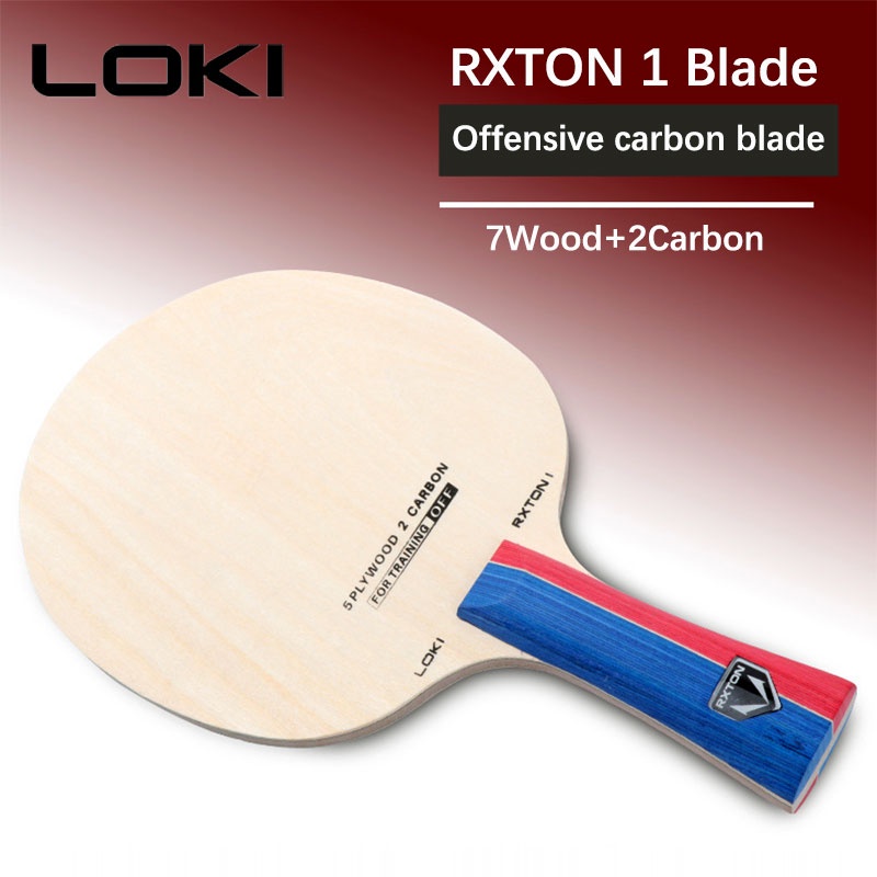 LOKI RXTON Table Tennis Blade Racket (5+2 Carbon for Training) Original ...