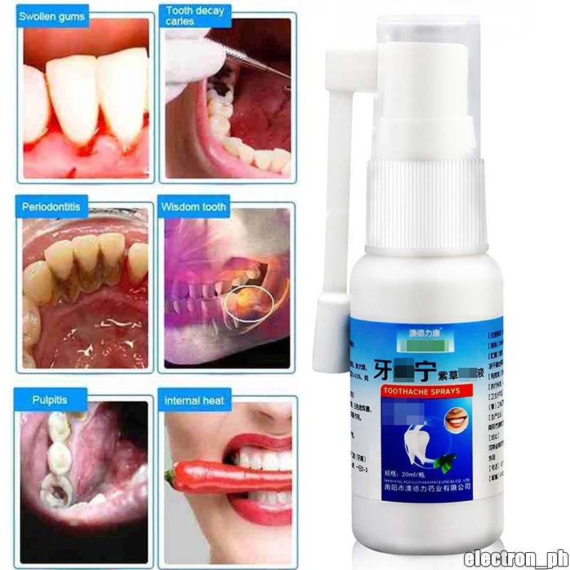 20ml Toothache Pain Relief Sprays Teeth Care Sprays Tooth Pain Prevent