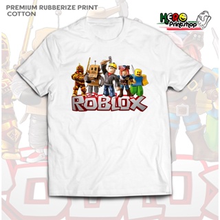 Kids T-shirt Roblox Game Cartoon Printed Shirts Clothes [5-12 Years Old]