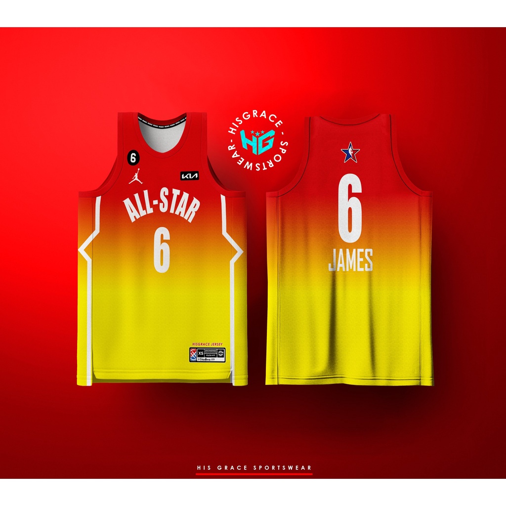 All star hotsell jersey design