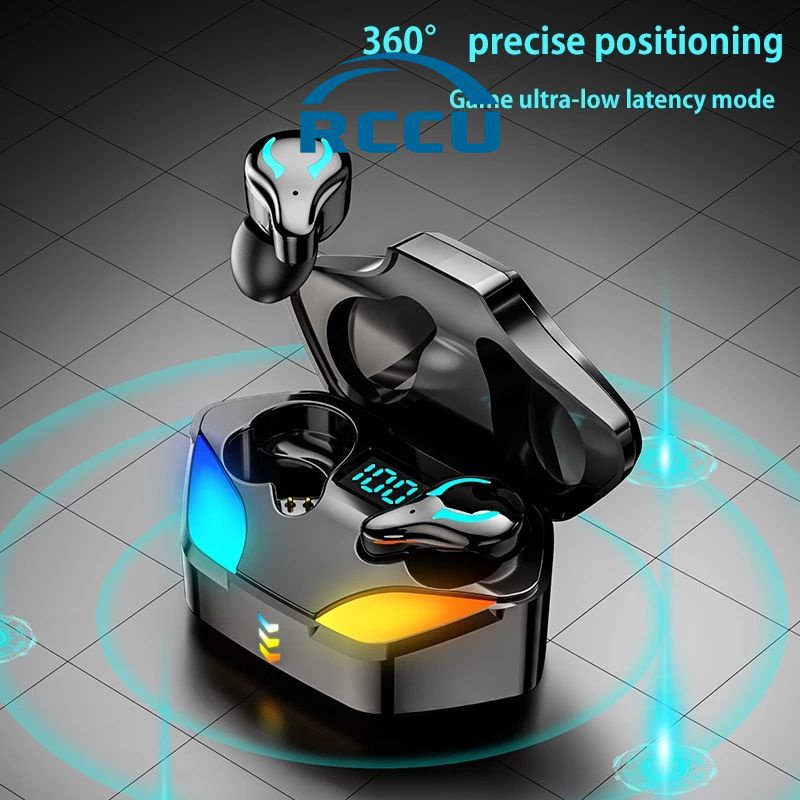 X1 Tws Wireless Earphones With Charging Box Noise Reduction Gaming