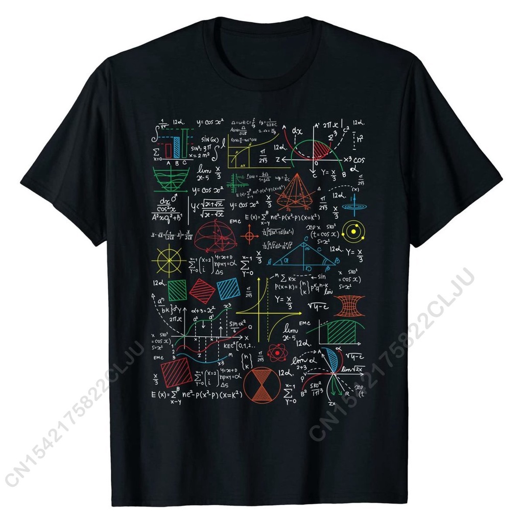 Top Tees Funny Math Teacher Gift Idea Mathematics Formulas Sheet T ...